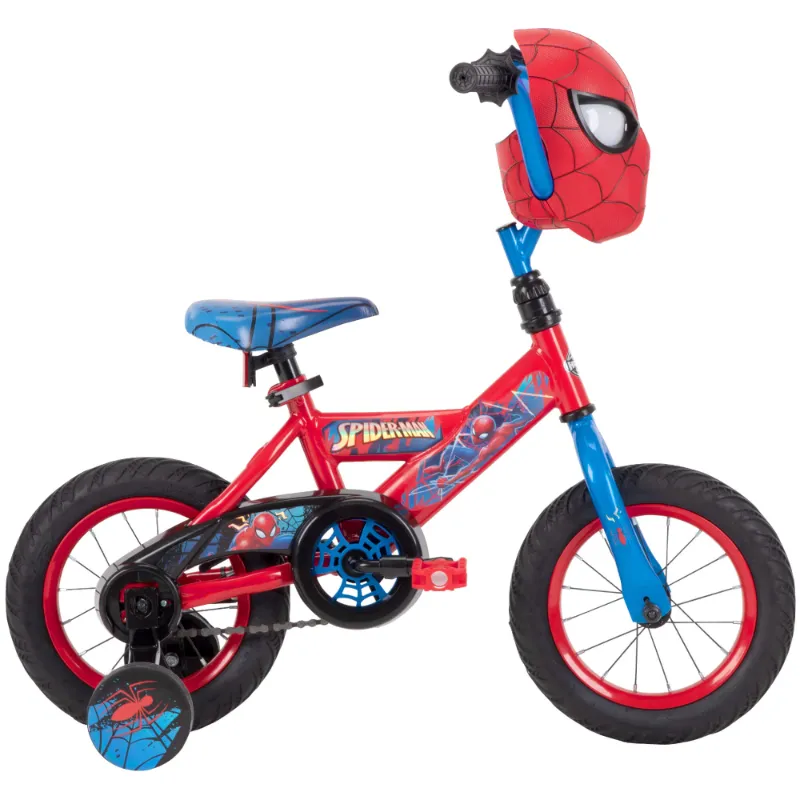 Photo 1 of 12" Marvel Spider-Man Bike with Training Wheels, for Boys', Red by Huffy
