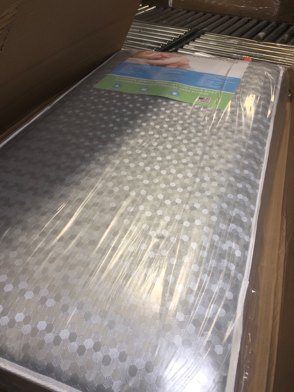 Photo 2 of Dream On Me, Superior Slumber 6” 112 Coil Inner Spring Crib And Toddler Mattress I Waterproof I Green Guard Gold Certified I 10 Years Manufacture Warranty I Vinyl Cover I Made In The U.S.A