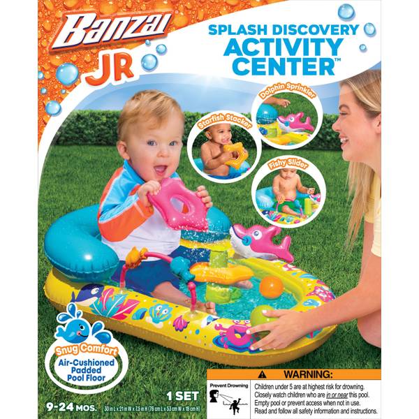 Photo 1 of Banzai Jr. Splash Discovery Activity Center Water Play Set - 9-24 Months
