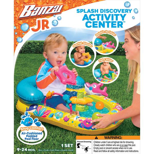 Photo 1 of Banzai Jr. Splash Discovery Activity Center Water Play Set - 9-24 Months 4 PACK 
