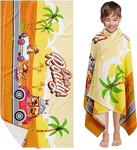 Photo 1 of Kids Beach Towels Kids,Baby Beach Towels for Kids,Toddler Beach Towel,Toddler Bath Towel,Kids Bath Towels Kids,Girls Beach Towel Girls,Kids Towels Boy,Hooded Towels for Kids Toddlers 1-3 Beach Racing