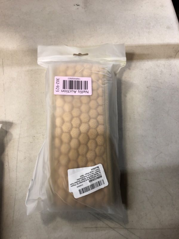 Photo 1 of 2 Pack Exfoliating Back Scrubber for Shower for Women Men Bath Shower Scrubber Back Cleaner, Two Sizes Back Scrubber, Brown-Long& Beige-Short 1 Count (Pack of 2) Beige-short&brown-long