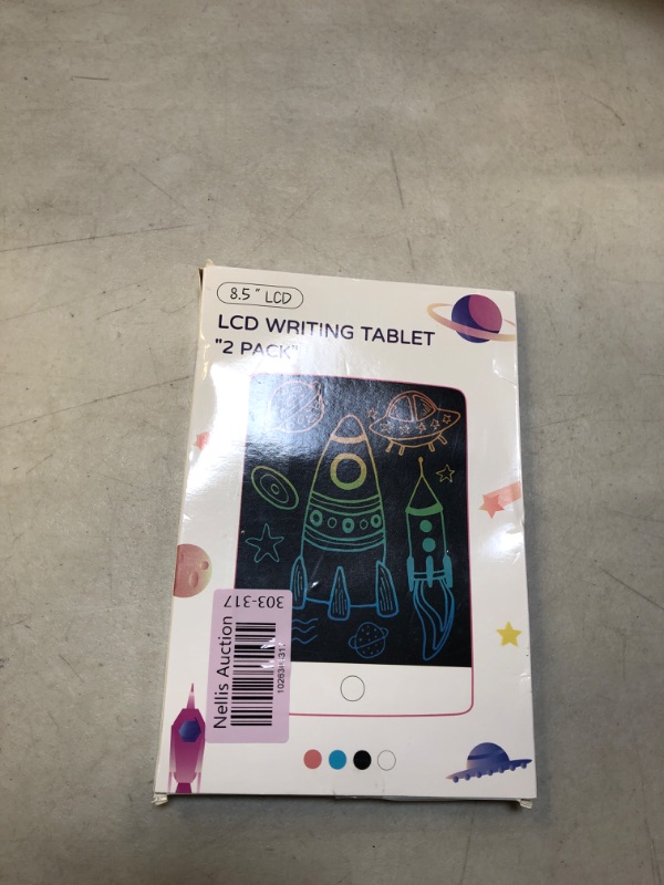 Photo 2 of 2 Pack LCD Writing Tablets for Kids Colorful Screen Doodle Board Reusable Drawing Pad Educational Learning Toys Gift for 3+ Years Old Boys Girls Toddlers 8.5 inch