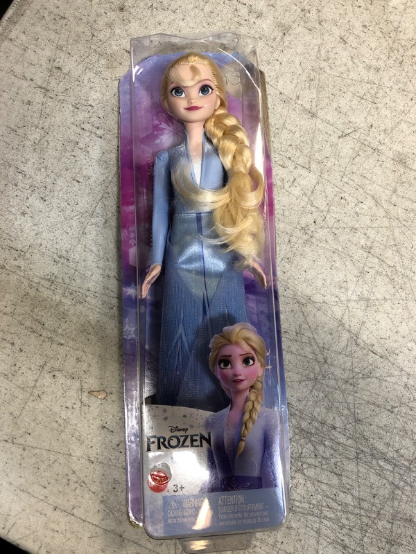 Photo 2 of Disney Frozen by Mattel Elsa Fashion Doll & Accessory, Signature Look, Toy Inspired by the Movie Disney Frozen by Mattel 2 Elsa 2