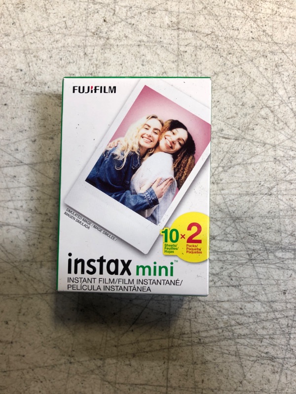 Photo 2 of Fujifilm Instax Mini Instant Film Twin Pack (White) 20 photos White