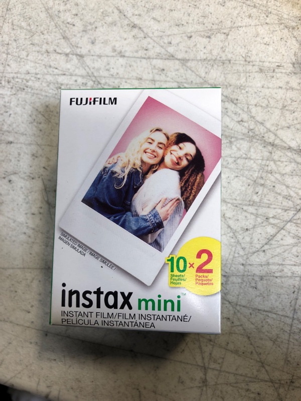 Photo 2 of Fujifilm Instax Mini Instant Film Twin Pack (White) 20 photos White