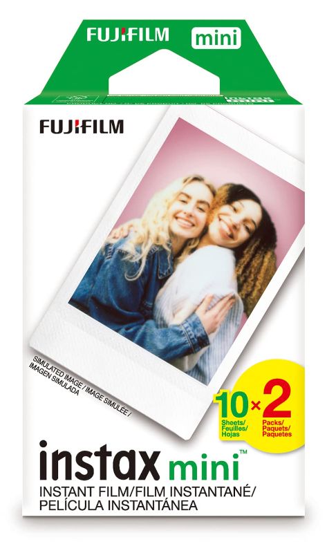 Photo 1 of Fujifilm Instax Mini Instant Film Twin Pack (White) 20 photos White