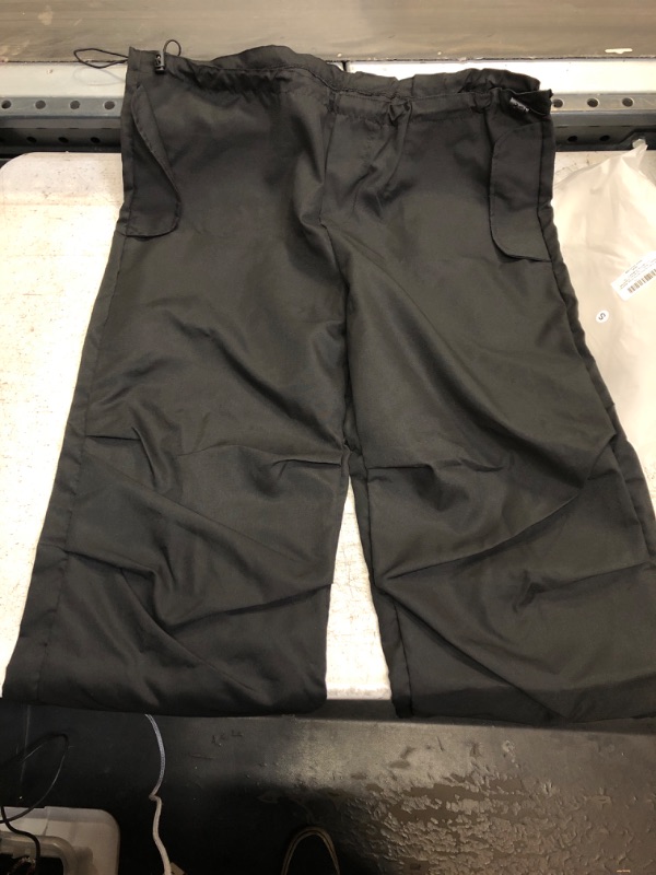 Photo 1 of Black Parachute Pants Small 