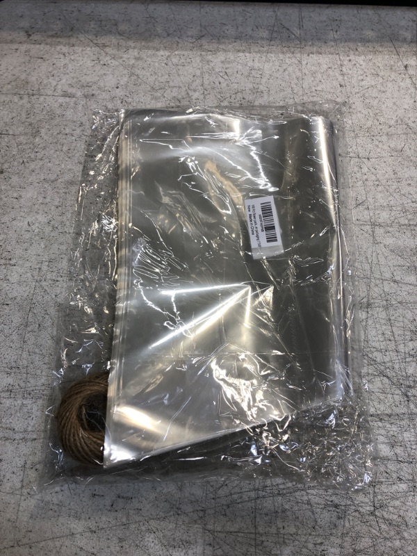 Photo 2 of 100 Pcs flower packaging transparent bag,flowers bouquet sleeve transparent cellophane Suitable for flower shop, shopping mall flower packaging (15X8)
