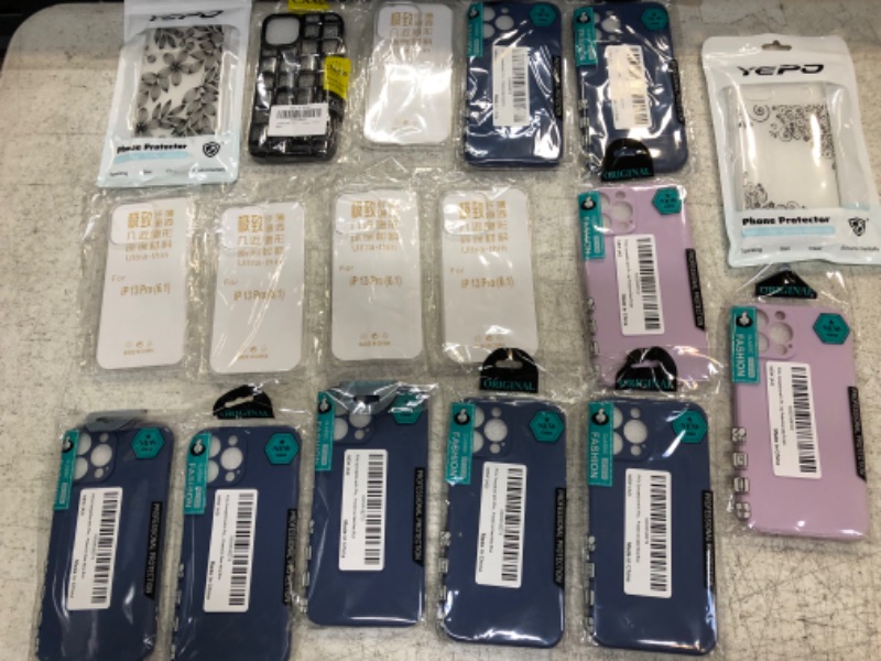 Photo 1 of 17PCS MISCELLANEOUS PHONE CASE BUNDLE 