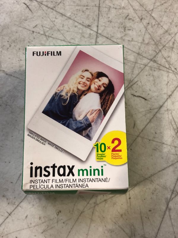 Photo 3 of Fujifilm Instax Mini Instant Film Twin Pack (White) 20 photos White EXP 06/2025