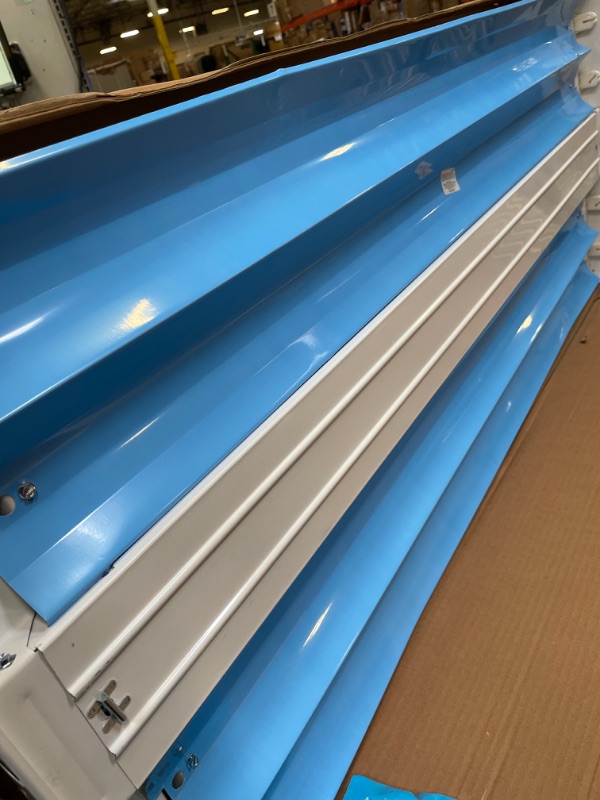 Photo 1 of 4 ft. 4-Lamp White T8-Fluorescent Industrial Grade High Bay Light Fixture
