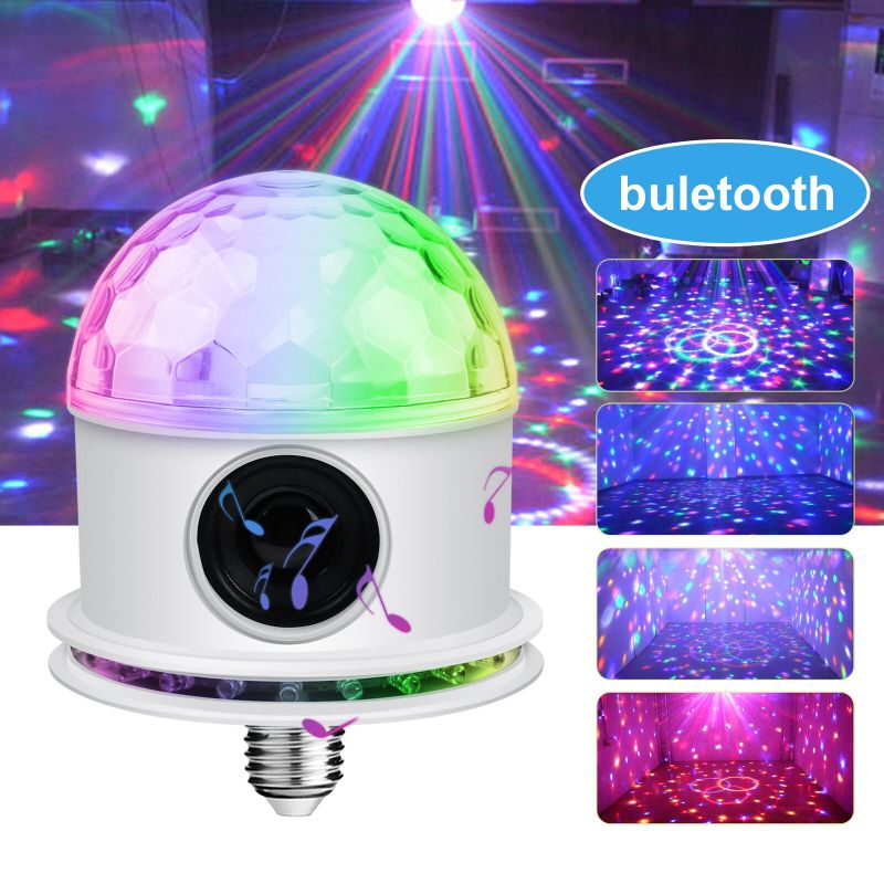 Photo 1 of Bluetooth Speaker RGB LED Stage Light Strobe Disco Party DJ Ball Lamp DMX Colors
