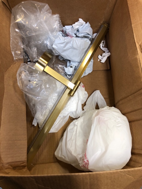 Photo 1 of KAISITE Bathroom Vanity Light Fixture - 22 Inch Gold Bathroom Light Over Mirror 18W 4000K Angle Adjustable LED Modern Vanity Light Bar for Bedroom Living Room