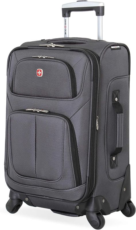 Photo 1 of 
SwissGear Sion Softside Expandable Roller Luggage, Dark Grey