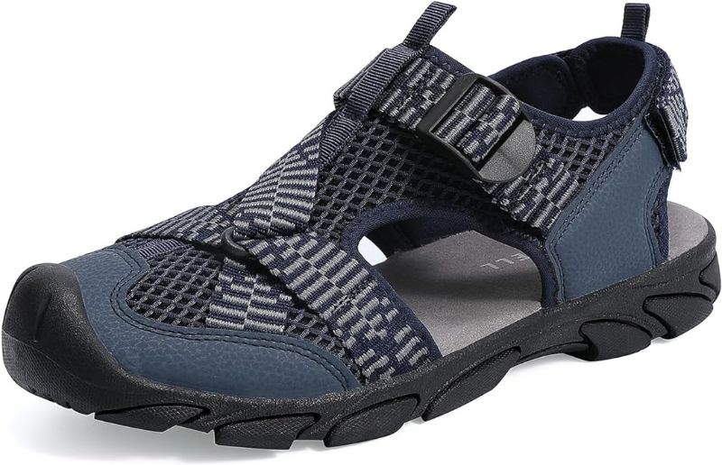Photo 1 of EZEREELL Closed Toe Men’s Outdoor Sandals, Waterproof Hiking Sandals ( 11.5 ) 
