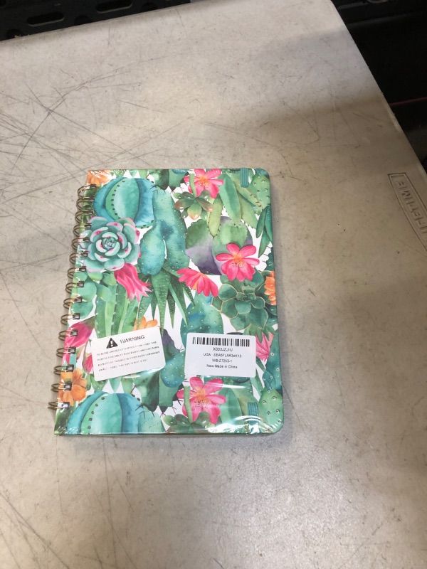 Photo 2 of Planner 2023-2024 - Sep. 2023 - Jun. 2024, 2023-2024 Planner Weekly and Monthly with Tabs, 6.4" x 8.5", Hardcover Planner with Back Pocket + Thick Paper + Twin-Wire Binding - Cactus weekly and monthly planner