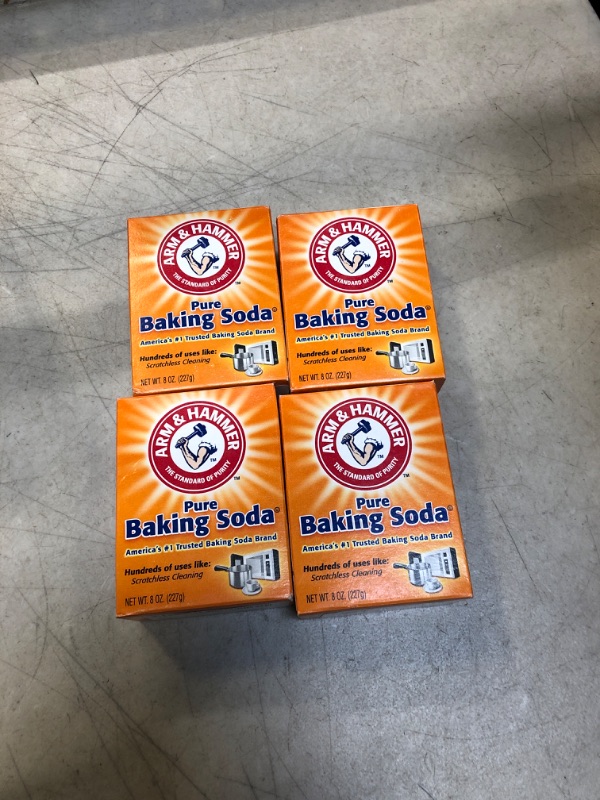 Photo 1 of ( PACK OF 4) Arm & Hammer Pure Baking Soda, 8 oz
