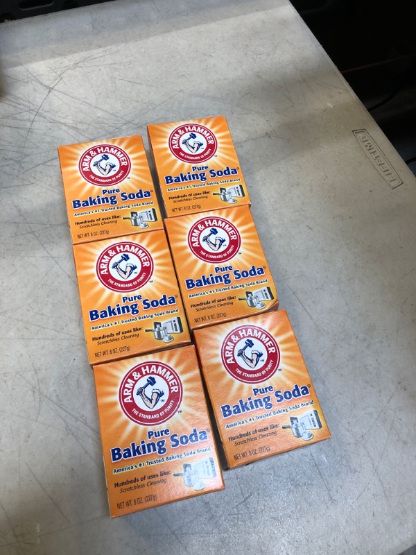 Photo 2 of ( PACK OF 6) Arm & Hammer Pure Baking Soda, 8 oz
