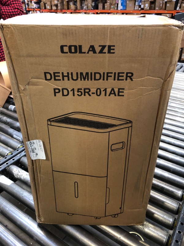 Photo 5 of 4500 Sq. Ft 50 Pint Dehumidifier for Basement, COLAZE Dehumidifiers with Drain Hose for Home Bedroom Bathroom Large Room, Auto Defrost & Full Water Alarm & 24H Timer with 1.59 Gallon Water Tank (4500 sqft)