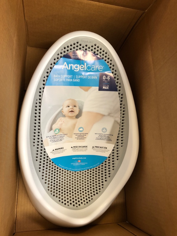 Photo 2 of Angelcare Baby Bath Support (Grey) | Ideal for Babies Less than 6 Months Old