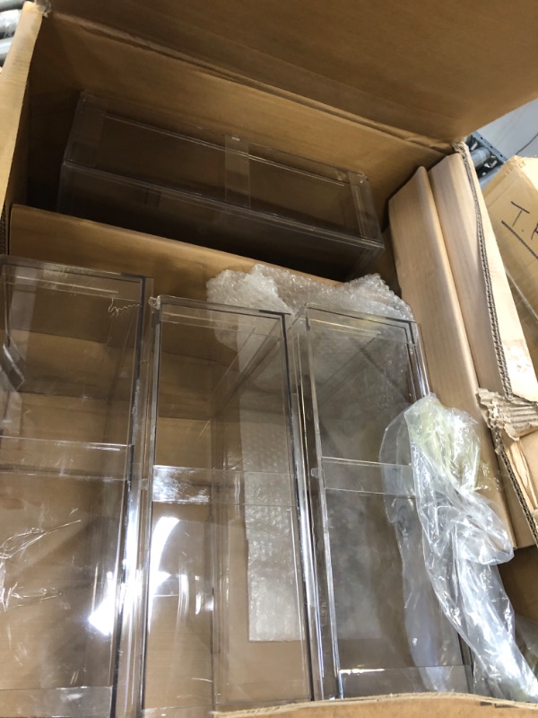 Photo 1 of 4PC DRAWERS, PLASTIC STACKABLE 