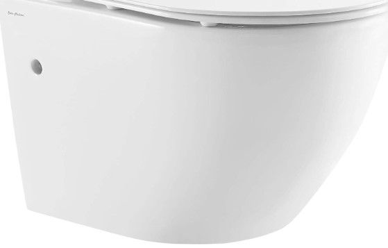 Photo 1 of *WHITE NOT BLACK* Swiss Madison Well Made Forever SM-WT449MB, St.Tropez Wall-Hung Elongated Toilet Bowl in Matte Black