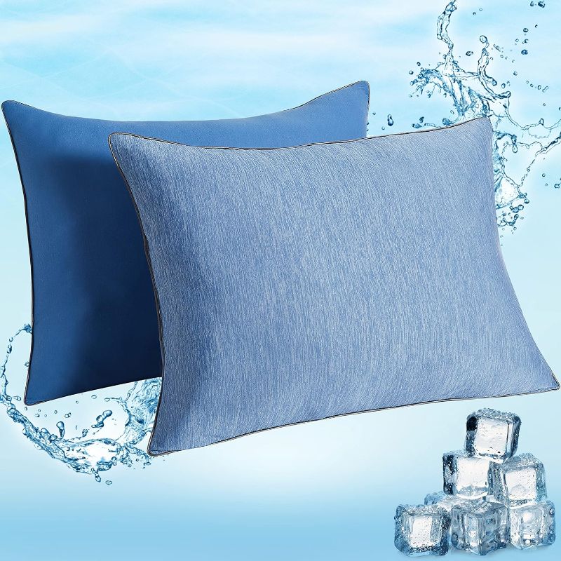 Photo 1 of 2PC COOLING BED PILLOW, 1 OPENED 1 SEALED