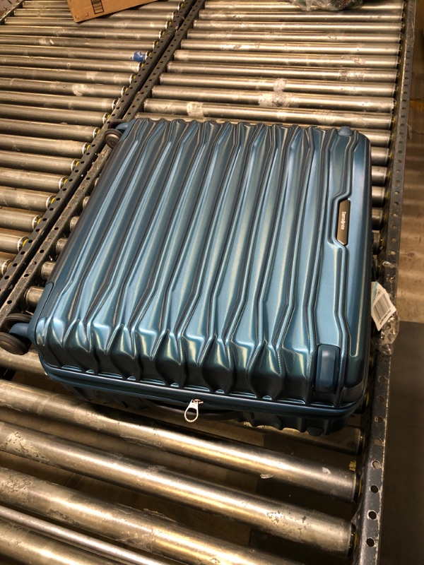 Photo 2 of Samsonite Stryde 2 Hardside Expandable Luggage with Spinners, Deep Teal, Checked-Large Glider Checked-Large Glider Deep Teal