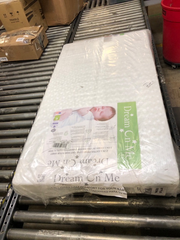 Photo 2 of Dream On Me Honeycomb Orthopedic Firm Fiber Standard Baby Crib Mattress | Greenguard Gold certified | 10 Year warranty | 5” Fiber Core Optimum Support | Infant and Toddler Mattress | Waterproof Cover