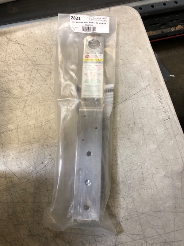 Photo 1 of 2821 Super Anchor Safety ARS Tile Roof Fall Arrest Anchor Kit, Stainless Steel, 14 Gauge