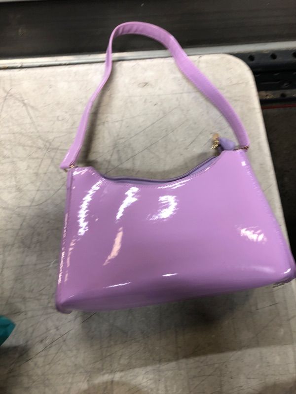 Photo 2 of Vivienne Fox Shiny Patent Leather Mini Purse - Purses for women - Handbags for women

