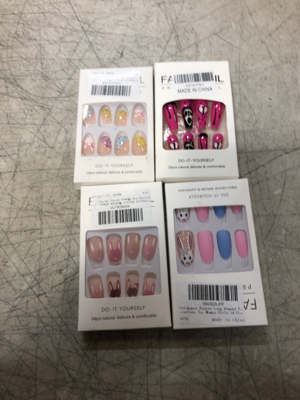 Photo 1 of 4 PACK PRESS ON NAILS 