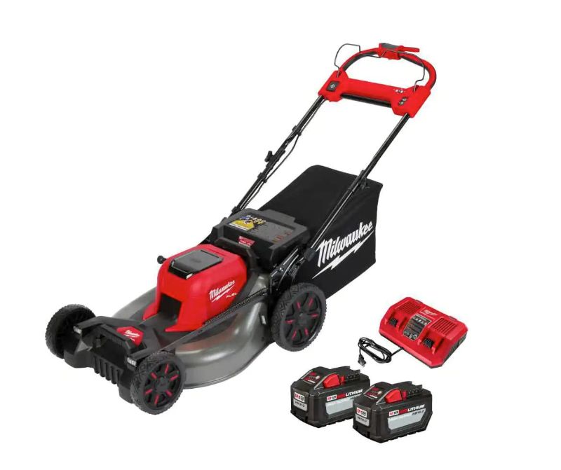 Photo 1 of **MISSING BATTERY** M18 FUEL BRUSHLESS CORDLESS 21 IN. WALK BEHIND DUAL BATTERY SELF-PROPELLED MOWER W/(2) 12.0AH BATTERY