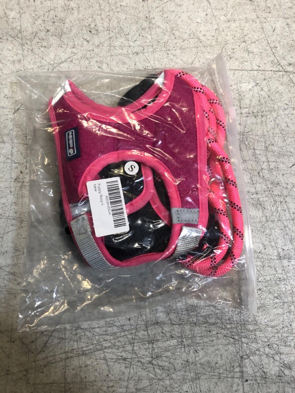 Photo 2 of 3PCS Pet Harness, Collar and Leash Pink Small 