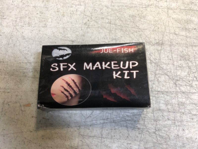 Photo 2 of 6 In 1 Halloween SFX Scar Makeup Stage Blood Kit,Special Effects Halloween Makeup Set for Scary Makeup Body Paint,Party, Cosplay Face Body Makeup