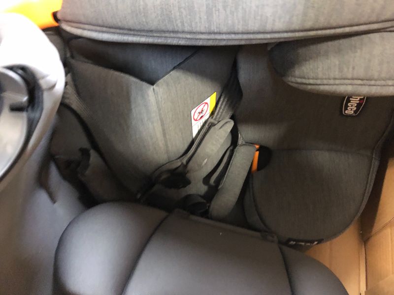 Photo 3 of Chicco OneFit ClearTex All-in-One Car Seat, Rear-Facing Seat for Infants 5-40 lbs, Forward-Facing Car Seat 25-65 lbs, Booster 40-100 lbs, Convertible Car Seat | Slate/Grey