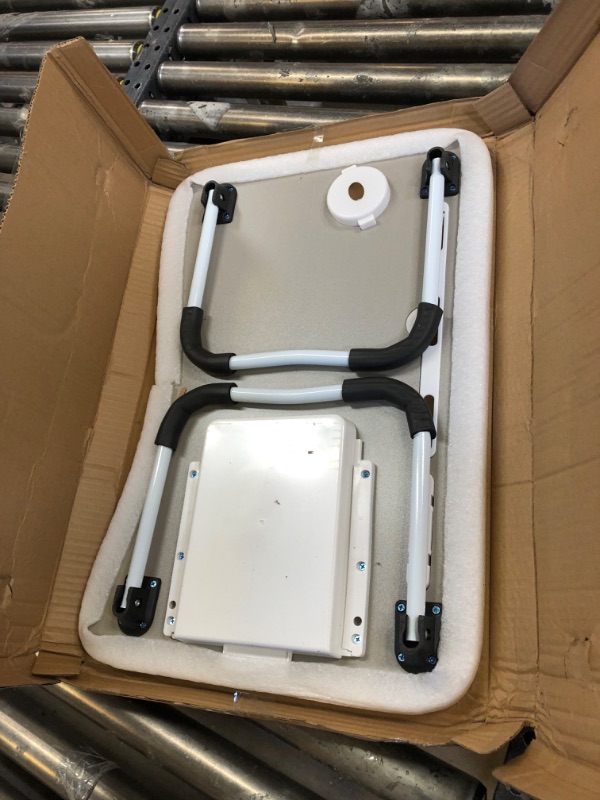 Photo 1 of Zapuno Laptop Lap Desk, Foldable Laptop Table Tray with 4 USB Ports Storage Drawer and Cup Holder, Laptop Bed Desk Laptop Stand for Bed Lap Tray Portable Standing Table for Bed Couch Floor
