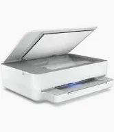 Photo 1 of HP Envy 6055e Wireless Color All-in-One Printer with 6 Months Free Ink (223N1A) white