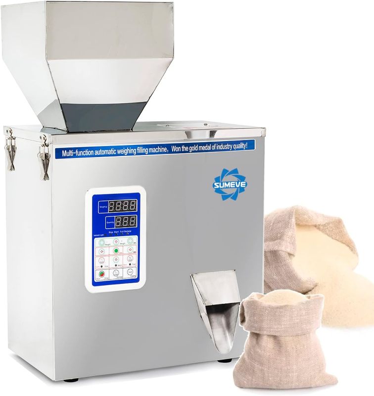 Photo 1 of Sumeve Powder Filling Machine, Multifunction Automatic Filling and Packing Machine, Particle Subpackage Machine 1-200g(0.44 lb)
