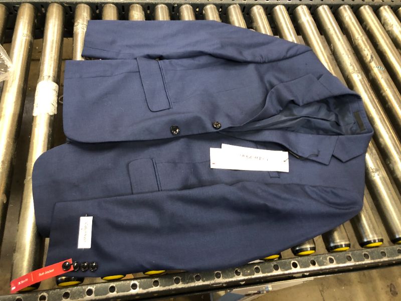 Photo 2 of Calvin Klein Men's Slim Fit Suit Separates 38 Short Suit Jacket Blue Twill