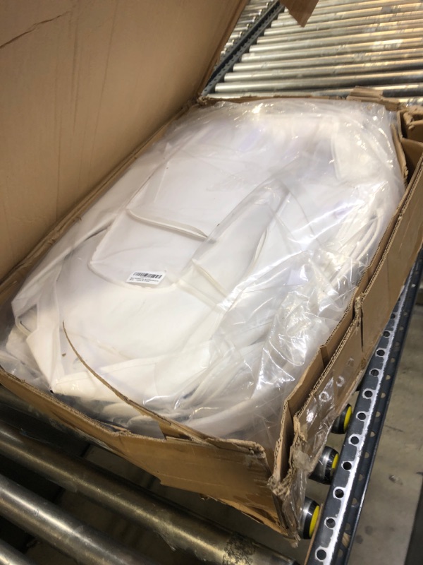 Photo 1 of Xipoo Fit Tesla Model Y Seat Cover Nappa Leather Car Seat Covers Fully Wrapped Seat Protector Fit for Tesla Model Y 2020 2021 2022 2023 Accessories(White-Nappa, Model Y(Fully Wrapped 12 Pcs)) White-Nappa Model Y(Fully Wrapped 12 Pcs)