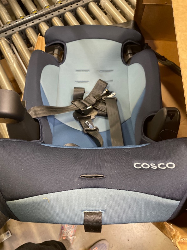 Photo 1 of Cosco Finale Dx 2-In-1 Combination Booster Car Seat, Sport Blue, 1 Count (Pack of 1)