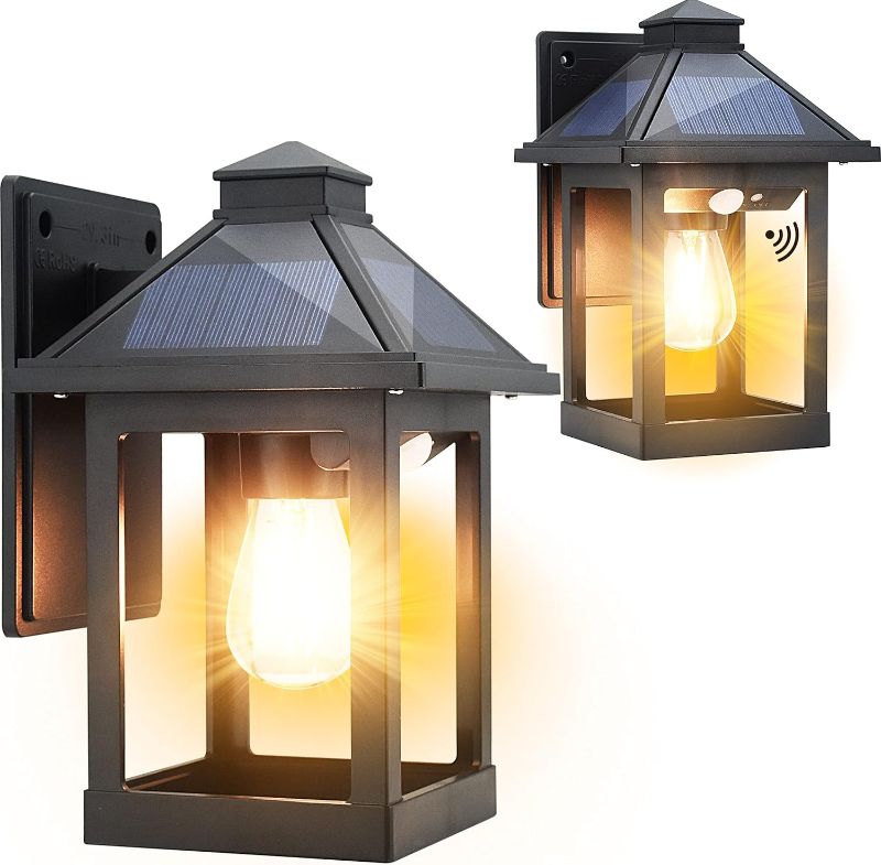 Photo 1 of -+


2 Pack Solar Wall Lanterns Outdoor 


