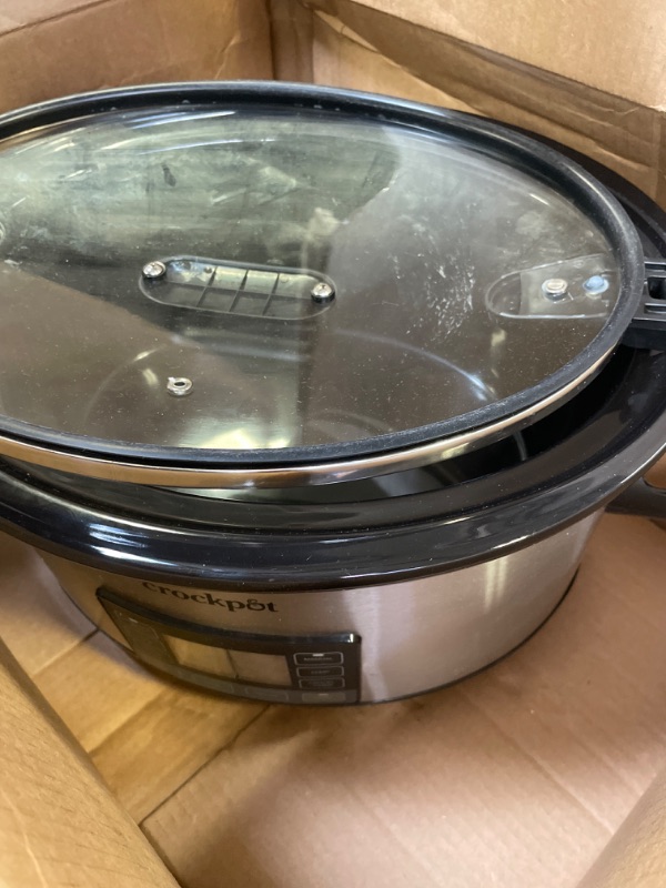 Photo 2 of 
Crock-Pot 7 Quart Oval Manual Slow Cooker, Stainless Steel