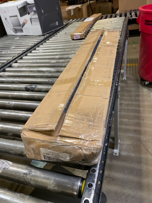 Photo 1 of Sidasu Iron Balusters Staircase 10 Pack Rectangular Hollow Stair Spindles Square Iron Spindles 1/2" Balusters for Staircase Interior with Iron Baluster Swivel Shoes Rectangular 10