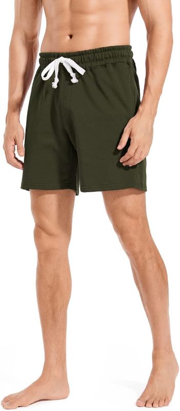 Photo 1 of Dr.Cyril Men's 5.5" Athletic Gym Shorts Cotton Sweat Shorts with Zipper Pockets Workout Jogger Shorts
Size: L