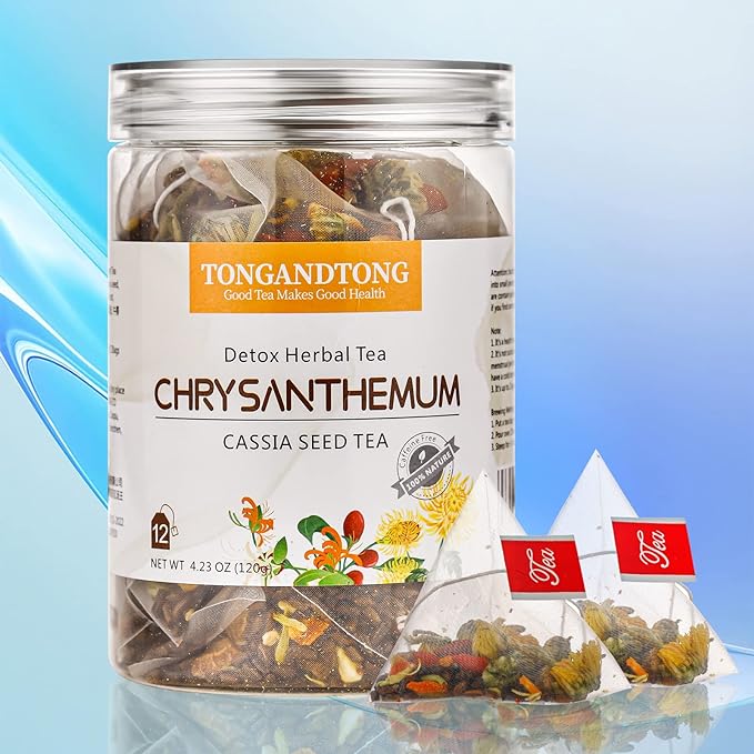 Photo 1 of (10g×12Bags) Chrysanthemum Cassia Seed Herbal Tea Bag, Goji-Berry, Burdock Root, Honeysuckle, Orange Peel, 100% Nature, Caffeine Free ??????
Brand: TONGANDTONG --- EXP 9/14/2024