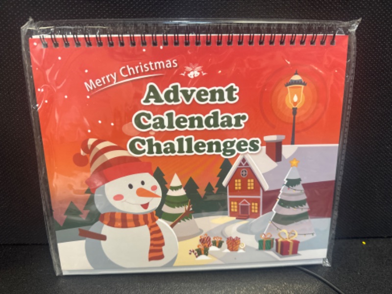 Photo 3 of Advent Calendar Challenges 2023, Christmas Advent Calendar with 12 Scracth-off Holiday Season Activities, Fun Christmas Games for Families, Friends, Adults and Kids