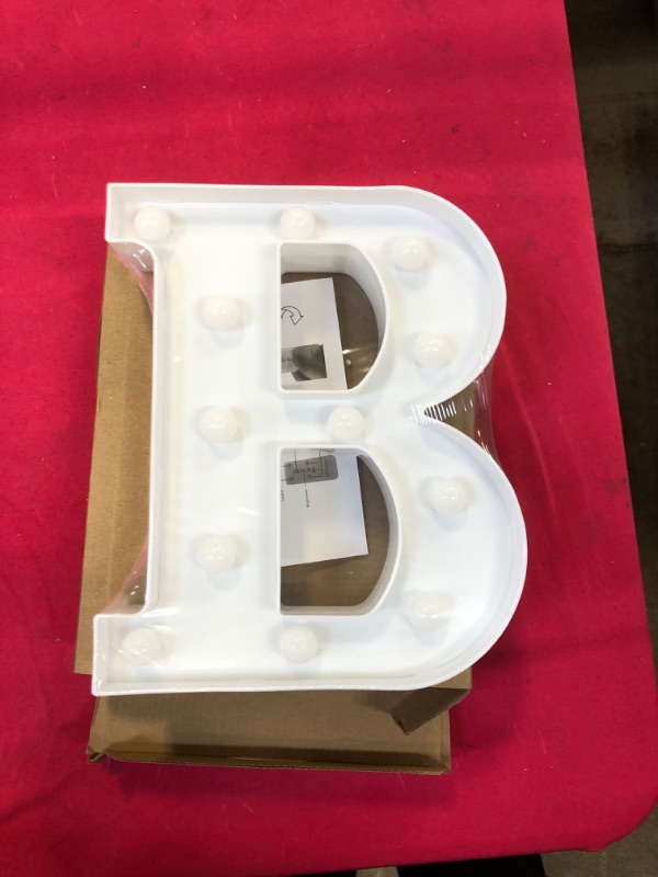 Photo 1 of Light Up Letter-B. with remote